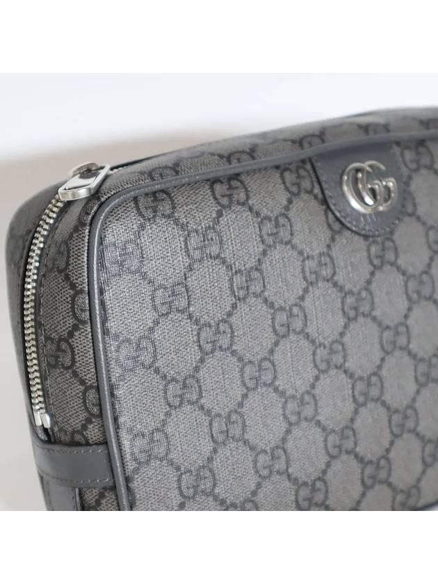 Ophidia GG Cosmetic Pouch Grey Black - GUCCI - BALAAN 5