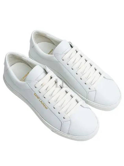 Women's Andy Low Top Sneakers White - SAINT LAURENT - BALAAN 2