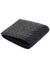 Intrecciato Weaving Half Wallet Dark Navy - BOTTEGA VENETA - BALAAN 5