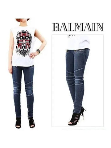 Female biker jeans 270133 - BALMAIN - BALAAN 1