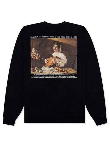 Caravaggio print sweatshirt black - OFF WHITE - BALAAN 1