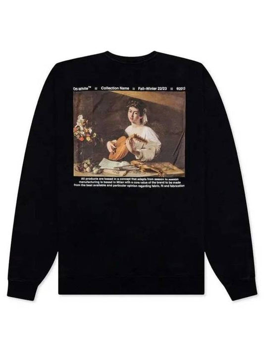 Caravaggio print sweatshirt black - OFF WHITE - BALAAN 1