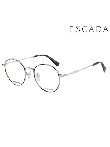 Glasses Frame VES967F 0G23 Round Titanium Men Women - ESCADA - BALAAN 1