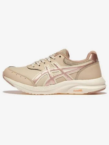 Shoes Running Sneakers Walking Gel Fun Walker W053 Women s Extra Wide BEIGE - ASICS - BALAAN 1