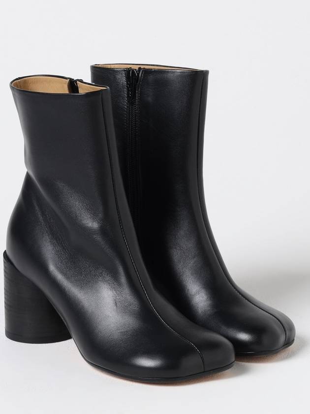 Tabi Leather Middle Boots Black - MAISON MARGIELA - BALAAN 3