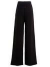 Number Zoom Logo Cotton Wide Pants Black - MAISON MARGIELA - BALAAN 3