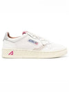 Women's Medalist Leather Low-Top Sneakers White - AUTRY - BALAAN 2