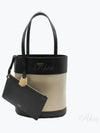 North South Charming Small Tote Bag Ivory Black - SALVATORE FERRAGAMO - BALAAN 2