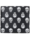 Skull Print Pullover Half Wallet Black - ALEXANDER MCQUEEN - BALAAN 4