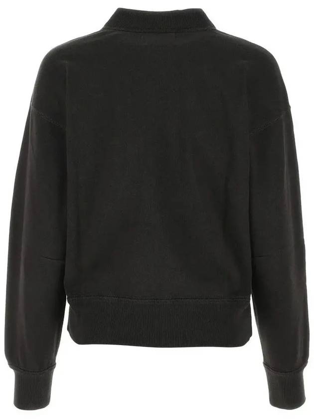 Moby Velvet Logo Sweatshirt SW0003FA A1M07E 02FK - ISABEL MARANT - BALAAN 3