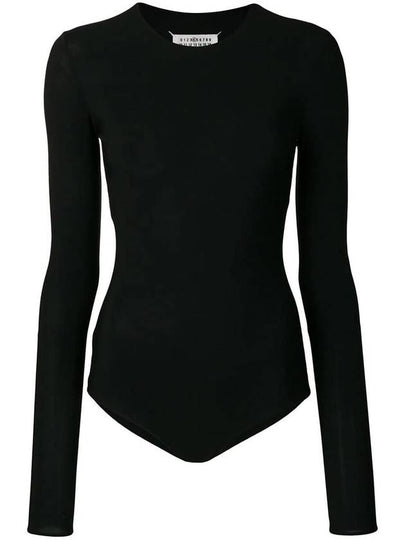 Back Stitch Basic Bodysuit Black - MAISON MARGIELA - BALAAN 2