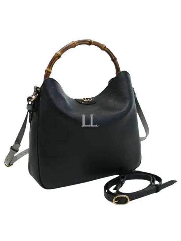 Diana Medium Shoulder Bag Black - GUCCI - BALAAN 2