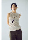 Eyelet Point Sleeveless Ivory - GYEOL - BALAAN 1