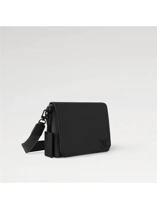 Takeoff LV Aerogram Messenger Bag Black - LOUIS VUITTON - BALAAN 4