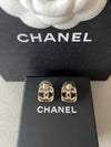 CC logo earrings square cubic gold ABA254 - CHANEL - BALAAN 9