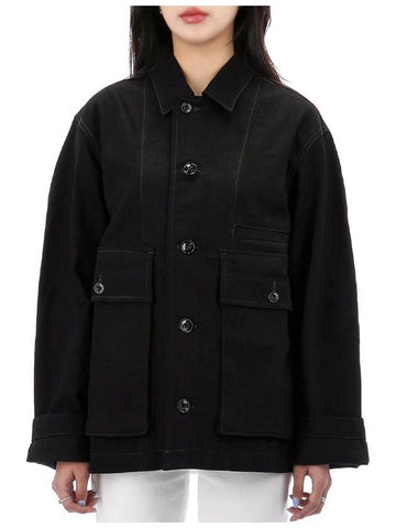 Boxy jacket OW306 BK999 - LEMAIRE - BALAAN 1