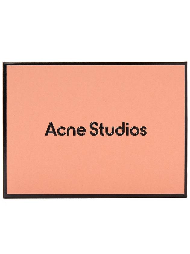 Silver Logo Card Wallet Black - ACNE STUDIOS - BALAAN 7