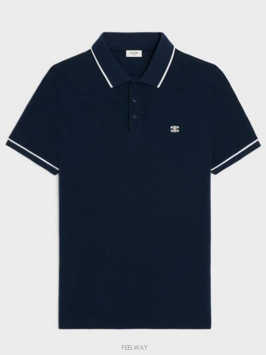 Classic Polo Shirt Navy - CELINE - BALAAN 2