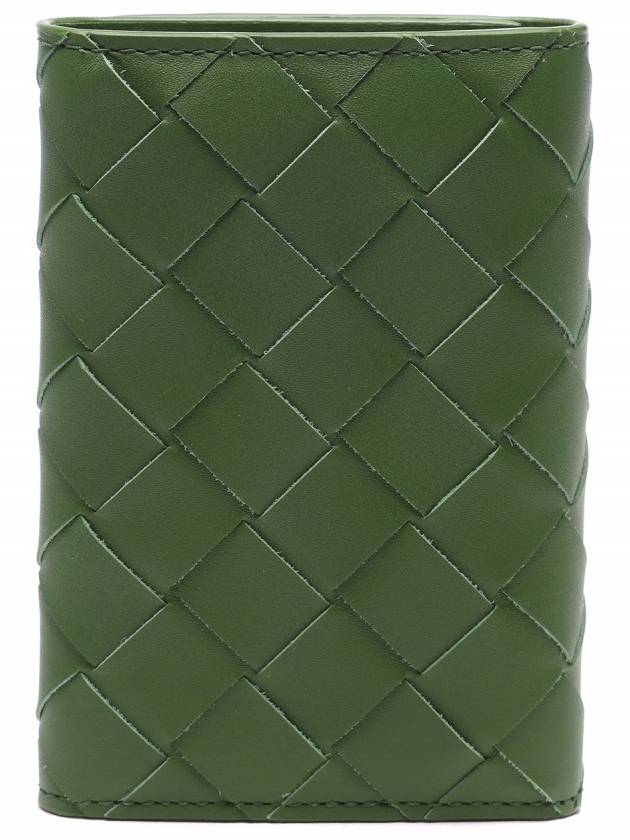 Men's Intrecciato Key Holder Green - BOTTEGA VENETA - BALAAN 5