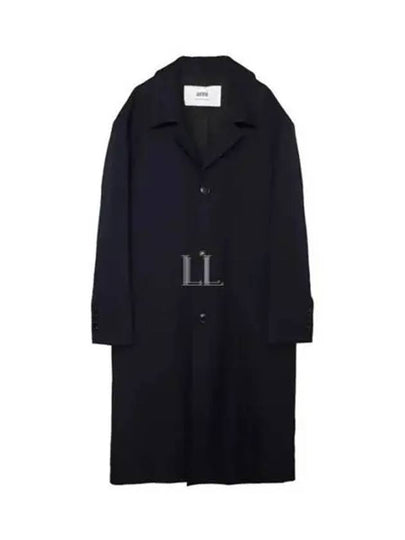 Wool Single Coat Blue - AMI - BALAAN 2