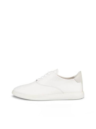 Women's Minimalist Leather Low Top Sneakers White - ECCO - BALAAN 2