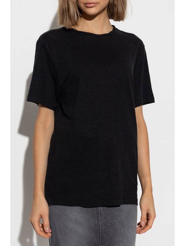 Marant Etoile T-shirt Zewel, Women's, Black - ISABEL MARANT ETOILE - BALAAN 3