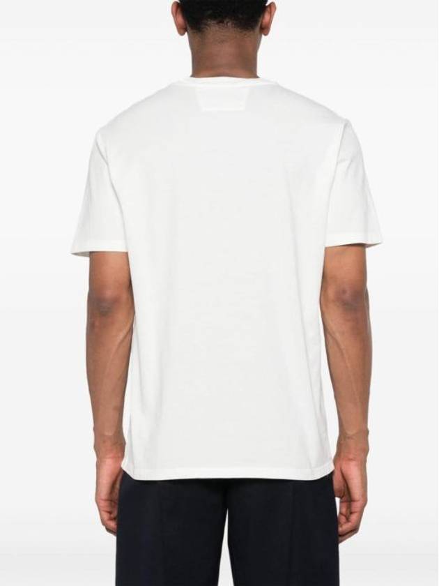 24/1 Jersey Artisanal Logo Short Sleeve T-Shirt White - CP COMPANY - BALAAN 5