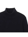 Wappen Patch Wool Turtleneck Navy - STONE ISLAND - BALAAN 4