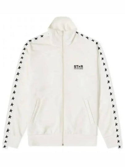 Star Logo Track Jacket White - GOLDEN GOOSE - BALAAN 2