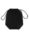 Drawstring Re Nylon Pouch Shoulder Bag Black - VIVIENNE WESTWOOD - BALAAN 1