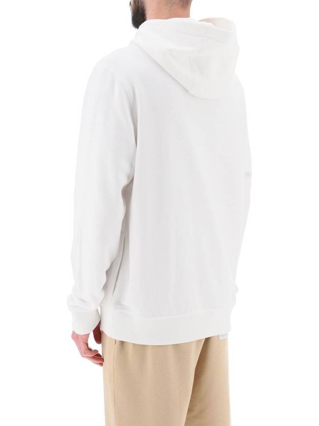 EKD Cotton Jersey Hoodie White - BURBERRY - BALAAN 4