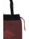 Women's Rattan Logo Knit Bag Brown I1WB01BR - IOEDLE - BALAAN 5