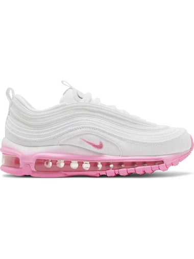 Air Max 97 SE Low Top Sneakers Pink White - NIKE - BALAAN 1