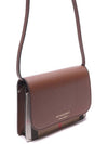 Hampshire House Check Crossbody Bag Tan Brown - BURBERRY - BALAAN 4