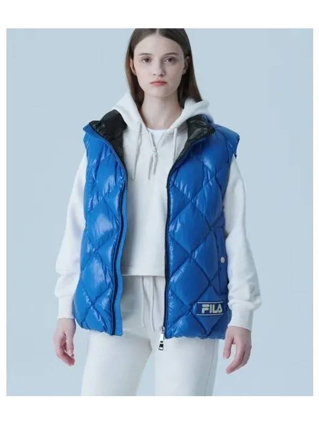 Milan Down Quilted Goose Padding Vest FS2DVF4111XCBT - FILA - BALAAN 1