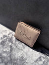 Sense Soft Leather Half Wallet Pink - CHLOE - BALAAN 9