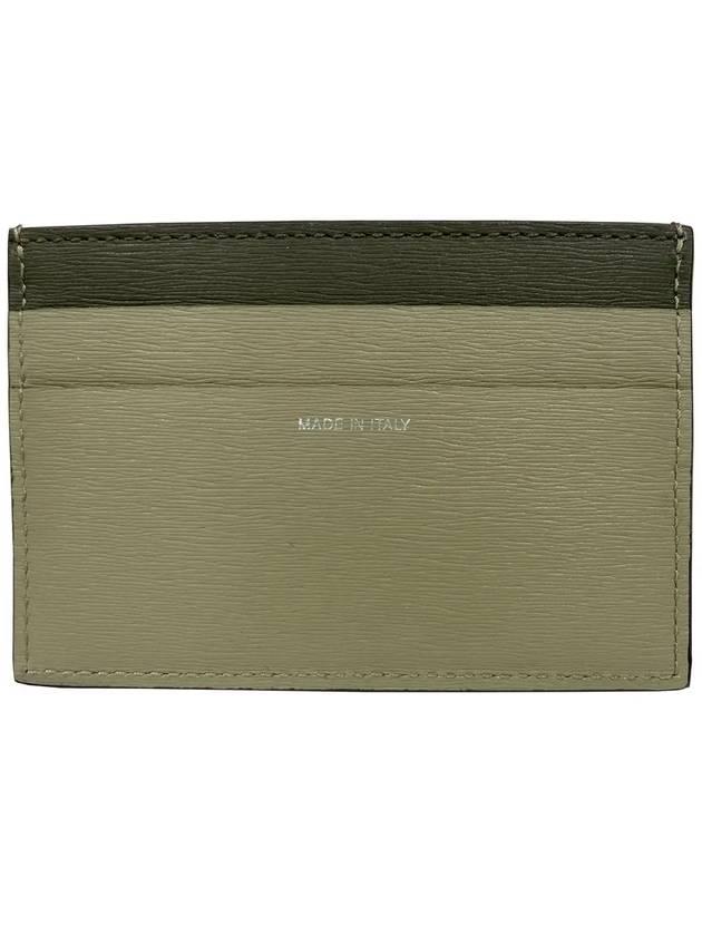 Logo Color Block Card Wallet Burgundy Green - PAUL SMITH - BALAAN 3