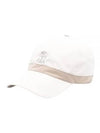 Front Embroidered Logo Ball Cap White - BRUNELLO CUCINELLI - BALAAN 2