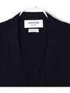 Milano Stitch 4 Bar Cardigan Navy - THOM BROWNE - BALAAN 5