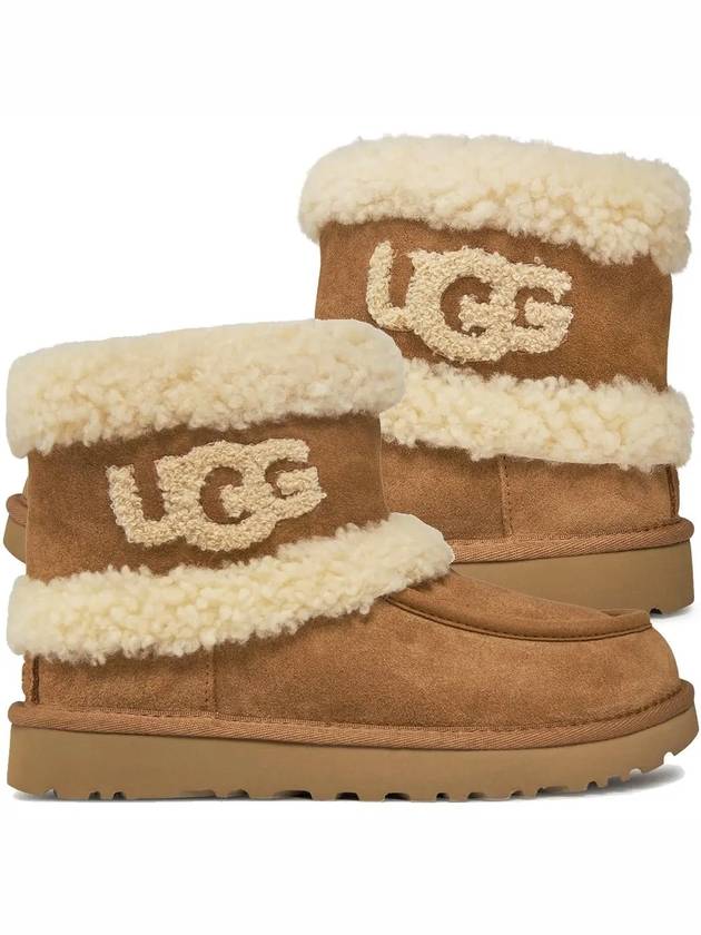 23FW Ultra Mini Fluff Boots Chestnut 1145410 CHE - UGG - BALAAN 1