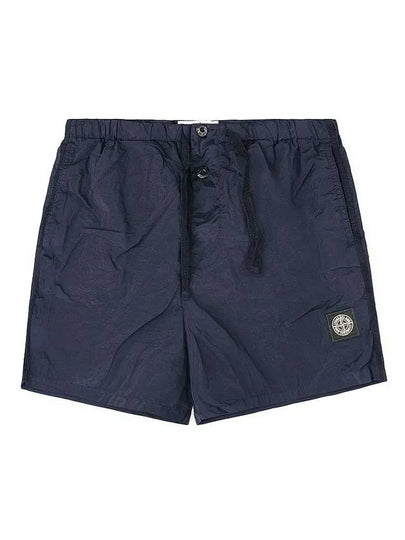 Wappen Patch Nylon Metal Swim Shorts Ink Blue - STONE ISLAND - BALAAN 2