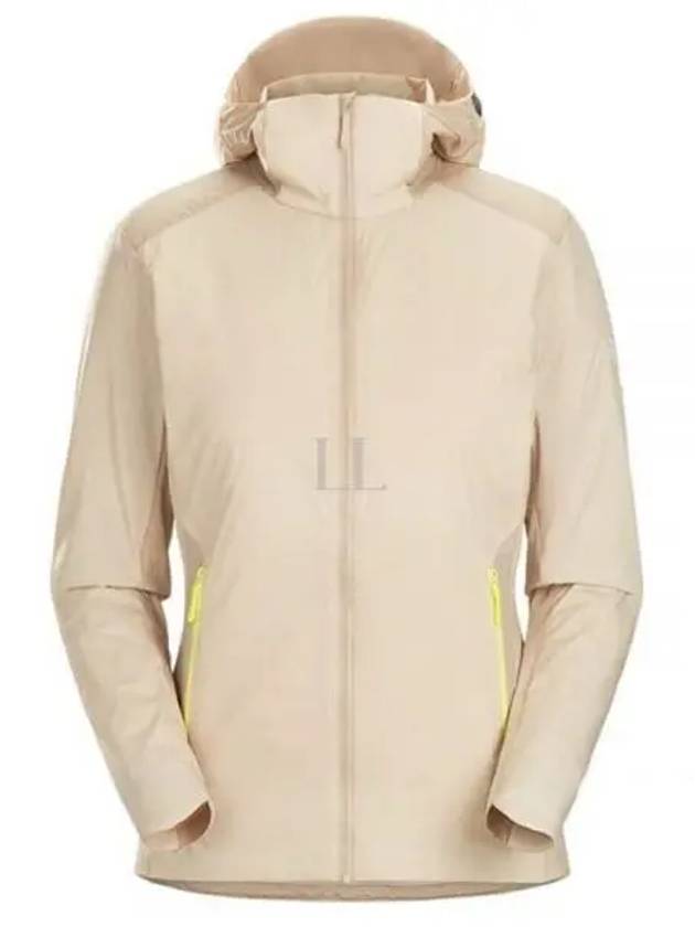 Women's Atom Lightweight Zip-Up Hoodie Beige - ARC'TERYX - BALAAN 2