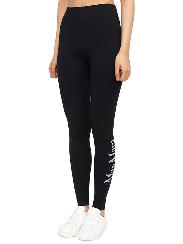 Basilea Nylon Leggings Black - MAX MARA - BALAAN 2