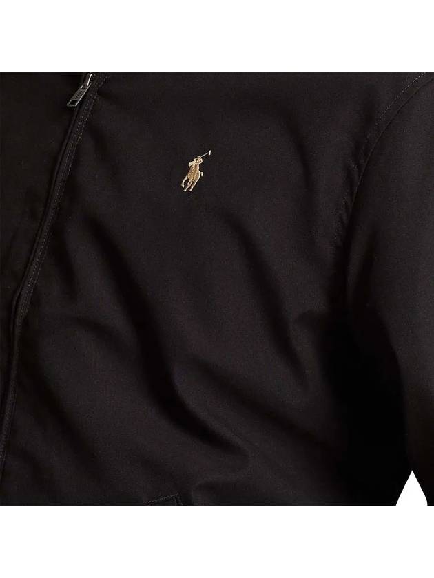 Harrington Windbreaker Black - POLO RALPH LAUREN - BALAAN 5