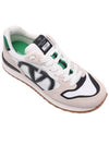 V Logo Low Top Sneakers White - VALENTINO - BALAAN 4