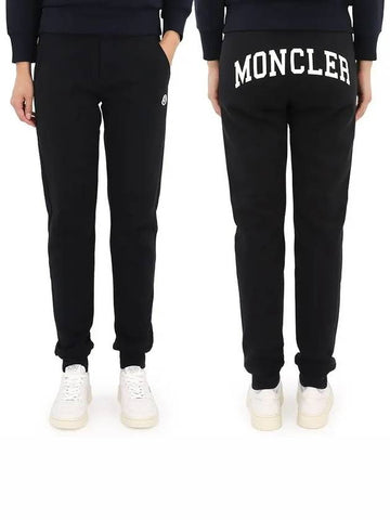 Kids Waffen Patch Training Jogger Pants Black 8H00006 899PS 999 12 14A Adults can be worn - MONCLER - BALAAN 1