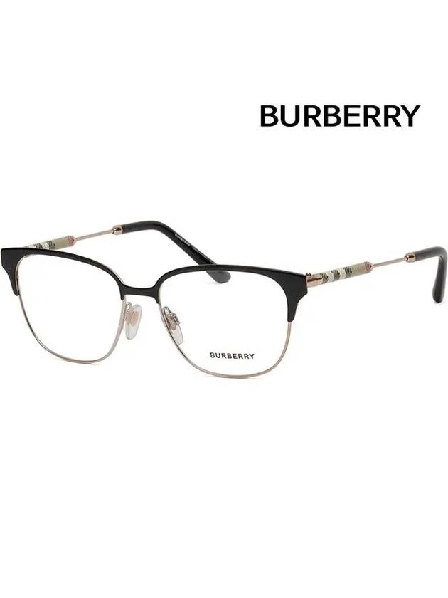 Eyewear Square Eyeglasses Black - BURBERRY - BALAAN 8