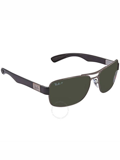 Ray Ban Polarized Green Classic G-15 Square Men's Sunglasses RB3522 004/9A 64 - RAY-BAN - BALAAN 2