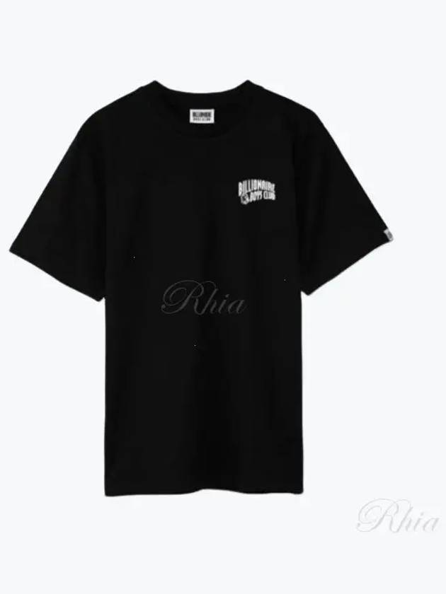 BC003 Black Small Arch Logo Short Sleeve T Shirt - BILLIONAIRE BOYS CLUB - BALAAN 1