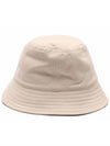 Haley Embroidered Logo Bucket Hat Ivory - ISABEL MARANT - BALAAN 7